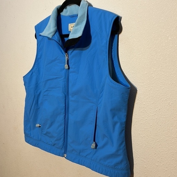 L.L.Bean Womens Fleeced Winter Ski Vest Nylon Shell Size XL - Picture 4 of 10